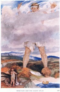 Herkules a obří Atlas od Stephen Reid