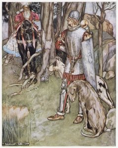Illustration for Siegfried the Dragon-Slayer (colour litho)   1405353   cs       czech Successfully Translated  Original: Detail of Bedspread Pattern Translat: Detail of Bedspread Pattern 1222697 cs czech Successfully Translated Original: Portret van Ferdi od Stephen Reid