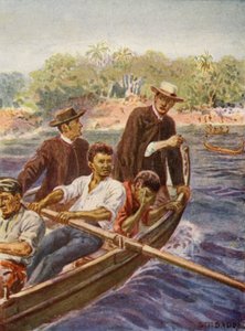 Ilustrace ze života biskupa Pattesona (barevná litografie)