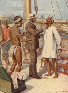 Ilustrace ze života biskupa Pattesona (barevná litografie)