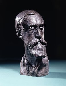 Portrét Lytton Strachey od Stephen Tomlin