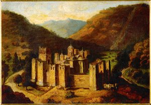 Klášter Manasija od Stevan Todorovic