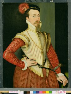 Robert Dudley (1532-88) 1. hrabě z Leicesteru, kolem 1560