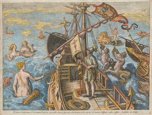 Objev Ligurské Ameriky Kryštofa Kolumba, 1591.