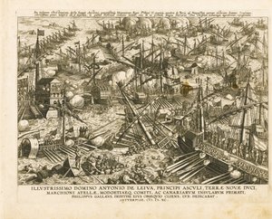 Bitva u Lepanta dne 7. října 1571, asi 1578