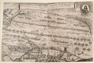 Popis armád koní a nohou Jeho Veličenstva a sira Thomase Fairefaxe; čtrnáctého června 1645 od Streeter