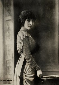 Portrét francouzské umělkyně Eve Lavalliere ( 18 66 od Studio Felix