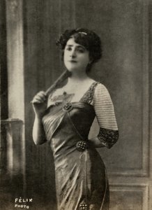 Portrét francouzské malířky Marie Yahne ( 1867 od Studio Felix