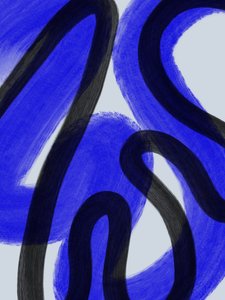 Abstrakt: Blue Motion od Studio Palette