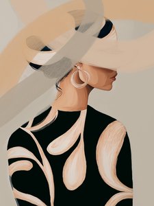 Abstraktní módní portrét od Studio Palette