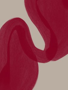 Plynulé červené křivky od Studio Palette