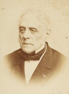 Daniel François Esprit Auber - Portrét skladatele Daniela-Francoise-Esprita Aubera (1782-1871), od Photo studio Reutlinger, Paříž. Foto albuminu. Soukromá sbírka od Studio Reutlinger