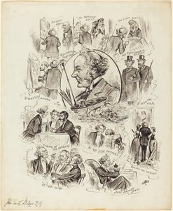 Dny s celebritami: pan Millais, R.A. od Studio of Alfred Bryan