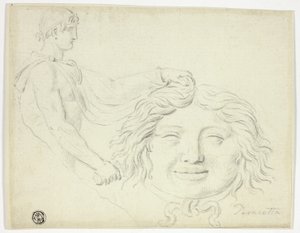 Perseus a hlava Gorgony od Style of Jacques Louis David