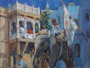 Slon v Jodhpur