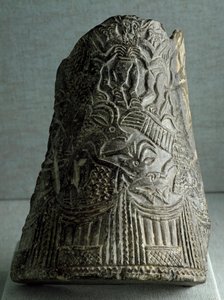 Sumerská civilizace: fragment hadí vázy z východního Íránu. Ztlumit. 22,5 cm Období konce archaických dynastií (2500 př. n. l.) Bagdád, Národní irácké muzeum od Sumerian Sumerian