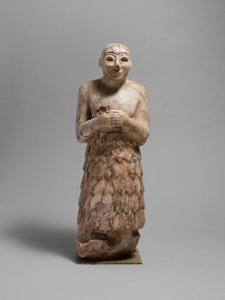 Votivní postava, cca 2600–2350 př. n. l. (kámen)