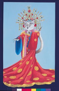 Ilustrace z knihy Cats Galore! A Compendium of Cultured Cats (vyd. 2015) od Susan Herbert