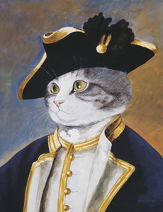 Ilustrace z knihy Cats Galore! A Compendium of Cultured Cats (vyd. 2015) od Susan Herbert