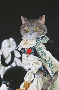 Ilustrace z knihy Cats Galore! A Compendium of Cultured Cats (vyd. 2015) od Susan Herbert