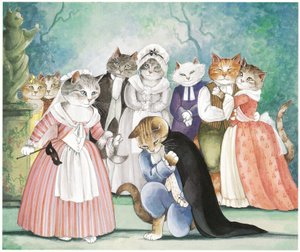 Ilustrace z knihy Opera Cats (vyd. 1997)