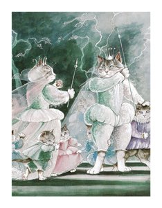 Ilustrace z knihy Shakespeare Cats: (vyd. 2016) od Susan Herbert