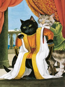 Ilustrace z knihy Shakespeare Cats: (vyd. 2016) od Susan Herbert