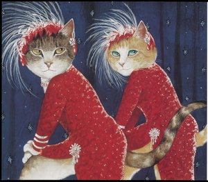 Ilustrace z filmu Kočky (pub. 2006) od Susan Herbert