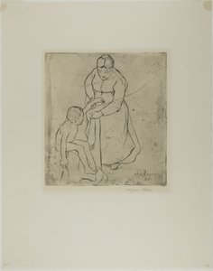 Babička a dítě od Suzanne Valadon