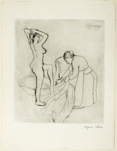 Žena v její koupeli od Suzanne Valadon