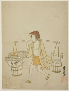 Prodejce vody od Suzuki Harunobu
