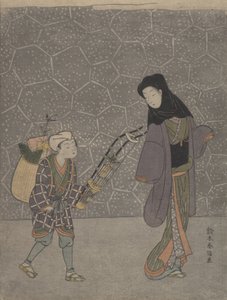 Bow drtící démony, ca. 1765, ca. 1765. od Suzuki Harunobu