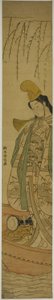 Hakubyo dancer S single gin člen Asazuma boa od Suzuki Harunobu