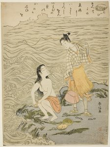 The Abalone (Awabi), z nepojmenované série Shells od Suzuki Harunobu