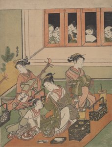 Strážci a sledovaní, 1764-72., 1764-72. od Suzuki Harunobu