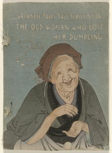 Stará žena, která ztratila knedlík Stará žena, která ztratila svůj knedlík (název na předmětu) Série Japonské pohádky, číslo 24 Japonská pohádková řada č. 24 (název série na objektu) od Suzuki Kason (attributed to)