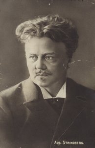 Portrét Augusta Strindberga od Swedish Photographer