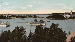 Stockholm: Saltsjobaden (barevná fotografie)