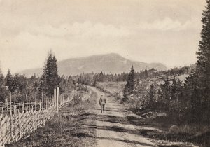 Švédsko / Švédsko: Jamtland, Areskutan Fran Undersaker (č/b foto) od Swedish Photographer