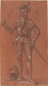 Muž v brnění od Swiss 16th Century