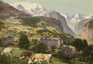 Bernská vysočina: Wengen (barevné foto) od Swiss Photographer