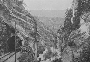 Moutier Gorge (černobílá fotografie) od Swiss Photographer