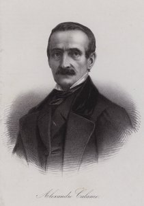 Alexandre Calame , švýcarský krajinář (rytina) od Swiss School