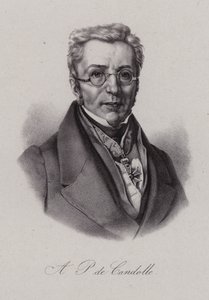 Augustin Pyramus z Kuby, švýcarský botanik (rytina) od Swiss School