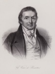 Charles Victor de Bonstetten , švýcarský politik a spisovatel (rytina) od Swiss School