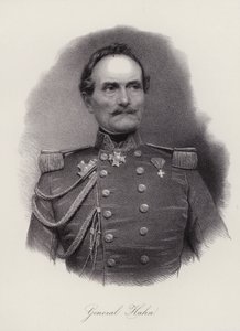 Emanuel Hahn, švýcarský generál (rytina) od Swiss School