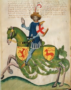 Federico Capodilista z rodu Transelgardi (tempera na pergamenu) od Swiss School