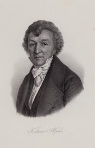 Ferdinand Huber , švýcarský skladatel (rytina) od Swiss School