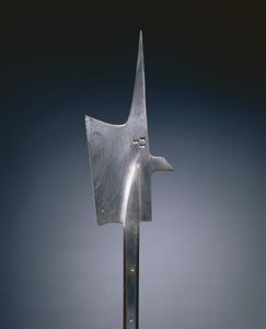 Halapartna, cca 1480-1500 (ocel a dřevo) od Swiss School