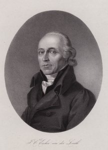 Hans Conrad Escher von der Linth, švýcarský vědec, umělec a politik (rytina) od Swiss School